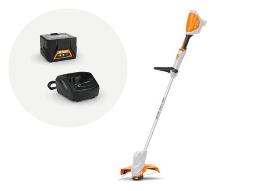 STIHL FSA 57 SET Akkumulátoros motoros kasza 1db AK 10 lítium-ion akkumulátorral és 1db AL 101 töltővel