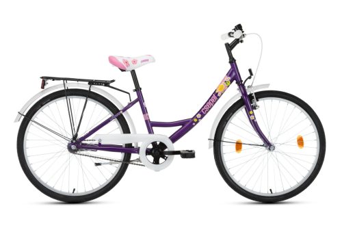 Csepel HAWAII 2023, Lila virág minta, 24"