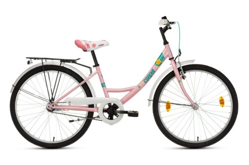 Csepel Hawaii, Rózsaszín virág mintás, 24"